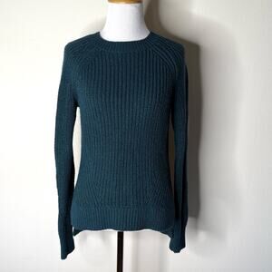 Abercrombie Teal Hi Low Hem Sweater